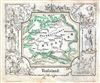 1846 Lowenberg Whimsical Map of Russia