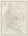 1843 Malte-Brun Map of European Russia