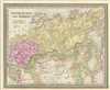 1849 Mitchell Map of Russia in Asia