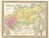 1854 Mitchell Map of Russia in Asia and Tartary