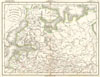 1827 Delamarche Map of European Russia