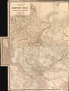 1884 Bolshev Map of the Russian Empire, Siberia, and the Russian Far East