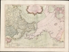 1780 Bowles Map of the North Atlantic, Pacific Northwest, and Siberia w/  Proto-Alaska