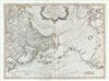 1780 Bowles Map of the North Atlantic, Pacific Northwest, and Siberia (Alaska)