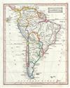 1845 Ewing Map of South America
