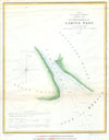 1853 U.S.C.S. Map of Sabine Pass ( Texas & Louisiana)