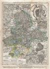 1849 Meyer Map of the Province of Saxony, Germany