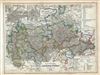 1853 Meyer Map of the Grand Duchy of Saxe-Weimar-Eisenach (Saxony), Germany