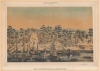 1850 Hesse City 'Gold Rush' View of Sacramento, California