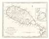 1794 Edwards and Stockdale Map of Saint Kitts