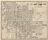 1909 Clason City Plan or Map of Salt Lake City, Utah