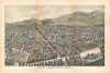 1887 Darke / Gast Bird's Eye View of Salt Lake City, Utah
