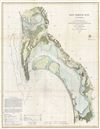 1857 U.S.C.S. Map of San Diego Bay, California