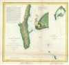 1851 U.S. Coast Survey Chart or Map of San Diego Bay and Los Coronados