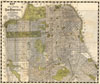 1932 Candrain Map of San Francisco, California