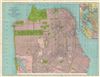 1930s Rand McNally Map or Plan of San Francisco, California