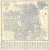 1940 Rand McNally Map or City Plan of San Francisco, California