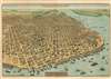 1912 North American Press Bird's-eye View Map of San Francisco, California