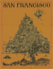 1967 Pictoral Map of San Francisco Epitomizing the Summer of Love