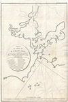 1797 La Perouse Map of San Francisco Bay (earliest obtainable map of San Francisco)