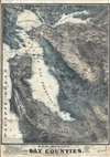 1905 Witaker and Ray Wall Pictorial Wall Map of the San Francisco Bay Area