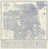 1940 Rand McNally Map or City Plan of San Francisco, California