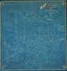 1901 Barker Cyanotype Wall Map of San Jose, California