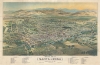 1897 Crocker Chromolithograph View of Santa Rosa, California