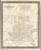 1868 Hogg City Plan or Map of Savannah, Georgia
