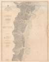 1889 U.S. Coast Survey Map of Savannah, Sapelo Island, and Ossabaw Island