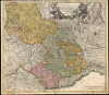 1707 Homann Map of the Duchy of Savoy