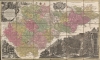 Mappa Geographica Circuli Metalliferi Electoratus Saxoniae cum omnibus quae in eo comprehenduntur Praefecturis... - Main View Thumbnail