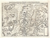 1574 Munster Map of Scandinavia: Norway, Sweden, Denmark, Iceland