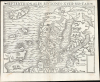 1544 / 1545 Sebastian Münster Map of Scandinavia and Iceland after Olaus Magnus
