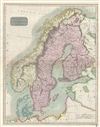 1814 Thomson Map of Scandinavia