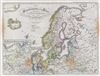 1854 Spruner Map of Scandinavia and Poland before Reformation