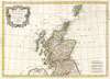 1772 Bonne Map of Scotland