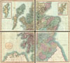 1801 Cary Map of Scotland (4 Sheets)