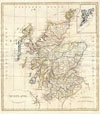 1799 Clement Cruttwell Map of Scotland