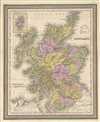 1849 Mitchell Map of Scotland