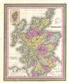 1854 Mitchell Map of Scotland