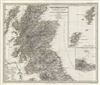 1873 Stieler Map of Scotland