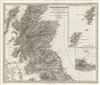 1873 Stieler Map of Scotland