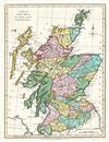 1793 Wilkinson Map of Scotland
