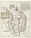 1729 Map of New Caledonia, a Scottish Colony in Panama