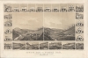 1856 Kuchel amd Dresel Bird's-Eye View of Scotts Bar and French Bar, California