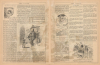 1885 Beard Satirical Political Cartoon, Union Pacific Corruption, Rock Springs Massacre