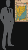1941 Blanton Pictorial Map of St. Simons Island and Sea Island, Georgia