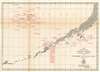 1891 U.S.C.G.S. Map of Aleutian Islands Illegal Seal Hunting