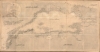 1896 Admiralty Chart of the Sea of Marmara in Ottoman Turkish